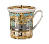 Versace by Rosenthal Prestige Gala Bleu - Taza con asa, 350 ml, porcelana
