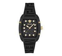 Versace Dominus VE0N00125 - Reloj analógico para mujer, esfera negra, 36 x 44,71 mm