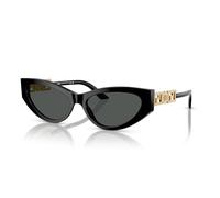 Versace Mujer VE4470B GB1/87 Gafas de sol Acetato Negro Gris Cat Eye Normal