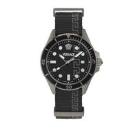 Versace Greca Force Swiss Made - Reloj de Pulsera analógico de Cuarzo para Hombre