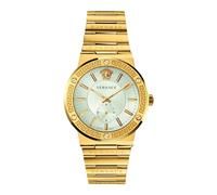Versace - Greca Logo Cronógrafo Reloj de Acero Inoxidable - Accessories - Hombre - Amarillo - ONE SIZE -