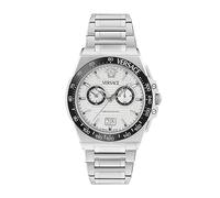 Versace Greca Reaction Swiss Made - Reloj de Pulsera para Hombre, cronógrafo, Cuarzo