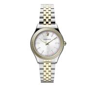 Versace - Hellenyium Two-Tone Watch - Accessories - Mujer - Gris - ONE SIZE -