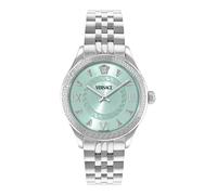 Versace Hellenyium VE2S00925 - Reloj analógico para mujer con esfera azul claro de 35 mm