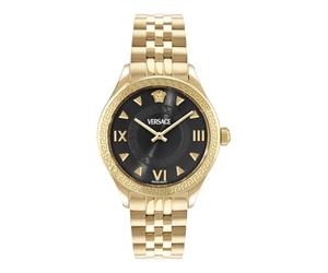Versace Hellenyium VE2S01425 - Reloj analógico para mujer con esfera negra de 35 mm