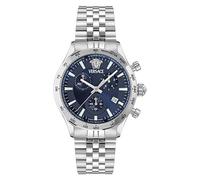Versace Hellenyium VECFA0124 - Reloj cronógrafo de cuarzo con esfera azul para hombre