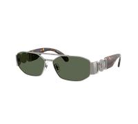 Versace Hombre Sunglass VE2287 - Color del Marco: Gunmetal, Color de la Lente: Verde Oscuro