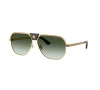 Versace Hombre Sunglass VE2294 - Color del Marco: Oro, Color de la Lente: Verde Degradado
