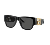 Versace Hombre Sunglass VE4403 - Color del Marco: Negro, Color de la Lente: Gris Oscuro