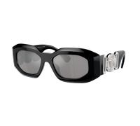 Versace Hombre Sunglass VE4425U - Color del Marco: Negro, Color de la Lente: Gris Claro Espejado Plata 80