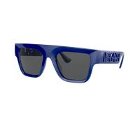 Versace Hombre Sunglass VE4430U - Color del Marco: Bluette, Color de la Lente: Gris Oscuro