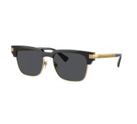 Versace Hombre Sunglass VE4447 - Color del Marco: Negro, Color de la Lente: Gris Oscuro