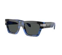 Versace Hombre Sunglass VE4464 - Color del Marco: Havana y azul, Color de la Lente: Gris Oscuro