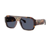 Versace Hombre Sunglass VE4508U - Color del Marco: Habana, Color de la Lente: Polarizadas azul oscuro