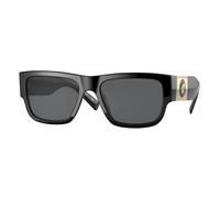 Versace Hombre VE4406 GB1/87 Gafas de sol Acetato Negro Gris Cuadrada Normal