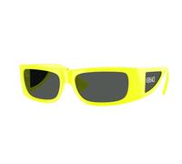 Versace Hombre VE4482 544987 Gafas de sol Inyectado Amarillo Gris Pillow Normal