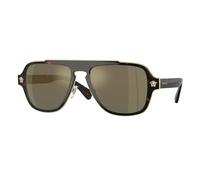 Versace Hombre Versace VE2199 12524T Gafas de sol Metal Tortuga Gris Geométrico Reflejado