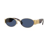 Versace Hombre Versace VE2299 100280 Gafas de sol Metal Oro Azul Redonda Normal