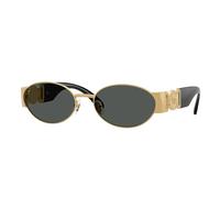 Versace Hombre Versace VE2299 100287 Gafas de sol Metal Oro Gris Redonda Normal