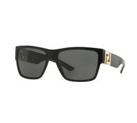 Versace Hombre Versace VE4296 GB1/87 Gafas de sol Acetato Negro Gris Cuadrada Normal