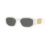 Versace Hombre Versace VE4361 401/87 Gafas de sol Nylon Blanco Gris Geométrico Normal
