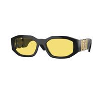 Versace Hombre Versace VE4361 GB1/85 Gafas de sol Nylon Negro Amarillo Geométrico Normal