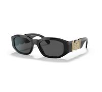 Versace Hombre Versace VE4361 GB1/87 Gafas de sol Nylon Negro Gris Geométrico Normal Sombreado