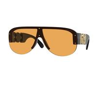 Versace Hombre Versace VE4391 GB1/7 Gafas de sol Nylon Negro Naranja Geométrico Normal