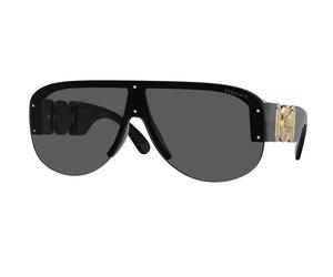 Versace Hombre Versace VE4391 GB1/87 Gafas de sol Nylon Negro Gris Geométrico Normal