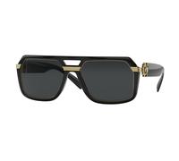 Versace Hombre Versace VE4399 GB1/87 Gafas de sol Nylon Negro Gris Cuadrada Normal