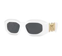 Versace Hombre Versace VE4425U 314/87 Gafas de sol Nylon Blanco Gris Geométrico Normal