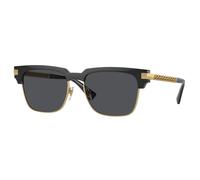 Versace Hombre Versace VE4447 GB1/87 Gafas de sol Inyectado Negro Gris Cuadrada Normal