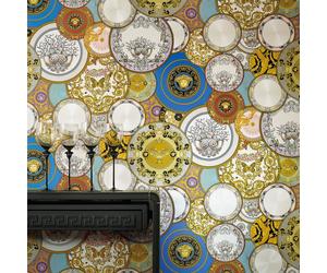 Versace III Les Etoiles De La Mer Papel Tapiz 34901-1 Multi Glamour Mariposa
