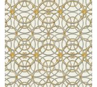 Versace IV La Scala Del Palazzo Metálico Pintado 37049-2 Crema /Oro Geométrico