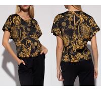 Versace Jeans Couture con Estampado Barroco Blusa Top Camisa Camiseta Iconic