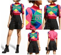 VERSACE JEANS COUTURE Suéter De Punto Crop