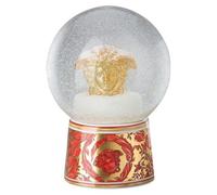 Versace Medusa Garland - Bola de nieve (tamaño grande), color rojo