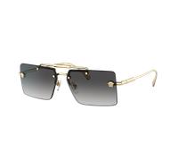 Versace Mujer Sunglass VE2245 - Color del Marco: Oro, Color de la Lente: Gris Degradado