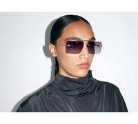 Versace Mujer Sunglass VE2245 - Color del Marco: Oro, Color de la Lente: Violeta Degradado