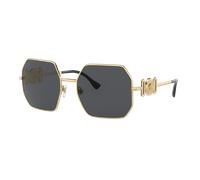 Versace Mujer Sunglass VE2248 - Color del Marco: Oro, Color de la Lente: Gris Oscuro