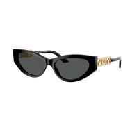 Versace Mujer Sunglass VE4470B - Color del Marco: Negro, Color de la Lente: Gris Oscuro