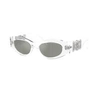 Versace Mujer Sunglass VE4480U - Color del Marco: Cristal, Color de la Lente: Espejo verde y plateado