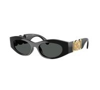 Versace Mujer Sunglass VE4480U - Color del Marco: Negro, Color de la Lente: Gris Oscuro