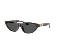 Versace Mujer Sunglass VE4491U - Color del Marco: Habana, Color de la Lente: Gris Oscuro