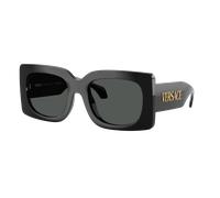 Versace Mujer Sunglass VE4496U - Color del Marco: Negro, Color de la Lente: Gris Oscuro