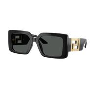 Versace Mujer Sunglass VE4505U - Color del Marco: Negro, Color de la Lente: Gris Oscuro