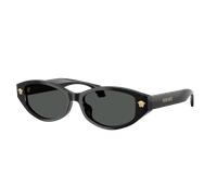 Versace Mujer Sunglass VE4512D - Color del Marco: Negro, Color de la Lente: Gris Oscuro