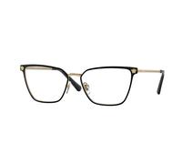 Versace Mujer VE1275 1433 Monturas ópticas Acero Negro Transparente Pillow Normal