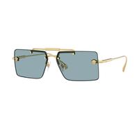 Versace Mujer VE2245 100280 Gafas de sol Metal Oro Azul Cuadrada Normal