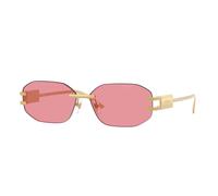 Versace Mujer VE2274 100284 Gafas de sol Metal Oro Rosa Geométrico Normal